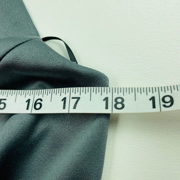 Revolve Elliatt Camo Cocktail Dress Womens XL Gray Satin Asymmetrical Halter NWT - Picture 9 of 11